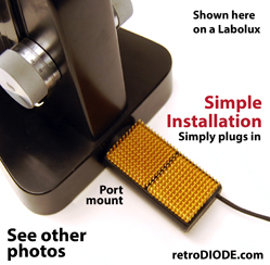 LED retrofit kit for Leitz Labolux microscope