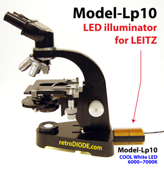 LEITZ Labolux LED retrofit kit-- retrodiode.com