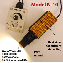 LED retrofit for nikon microscope
