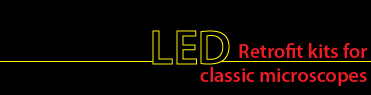 retro diode LED kits for older microscopes zeiss nikon wils leitz olympus